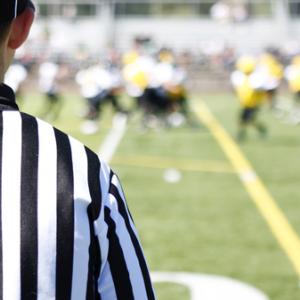 Referee on the field, Peter Kim / Shutterstock.com