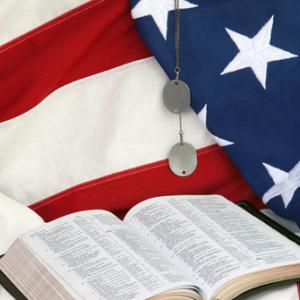American flag and open Bible. Image by Susan Law Cain /Shutterstock.