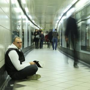 Young man in subway photo, PashOK / Shutterstock.com
