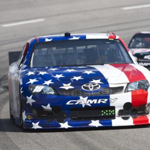 Patriotic racecar.Walter G Arce / Shutterstock.com 