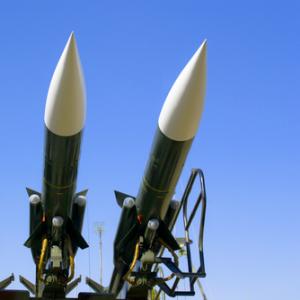 Combat missiles pointed to the sky, vician / Shutterstock.com
