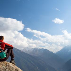 Atop a mountain, Pavel Ilyukhin / Shutterstock.com