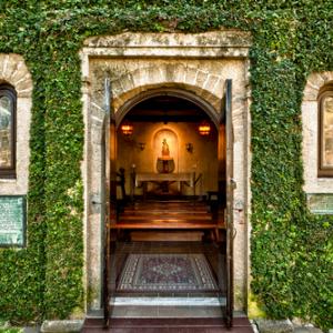 Open church door photo by Nagel Photography/ Shutterstock.com