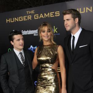 The three stars of The Hunger Games at its LA premeire. Joe Seer, Shutterstock.