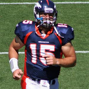 Tim Tebow. Image via http://bit.ly/rDAwpA