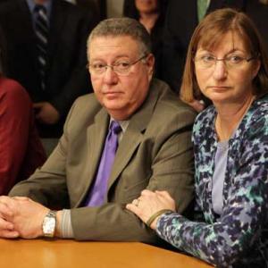 Joseph and Jane Clementi, parents of Tyler Clementi and their son, James