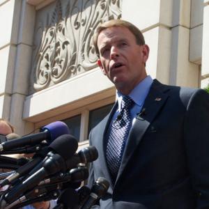 Tony Perkins outside the FRC. RNS photo by Chris Lissee