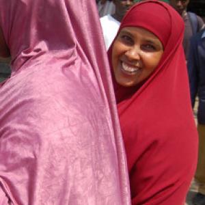 An African Muslim woman wearing a hijab. Image courtesy Fredrick Nzwili​/RNS.