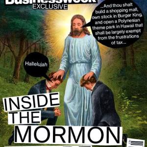 The July 13 cover of Bloomberg Businessweek that's come under fire from Mormon l