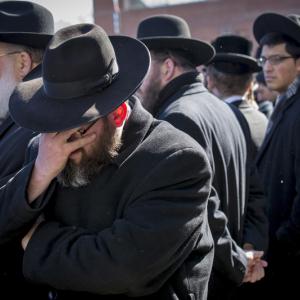 Mourners attend the funeral for seven children killed in a Brooklyn fire in New 