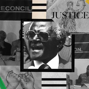 A collage of photos from various transitional justice commissions.