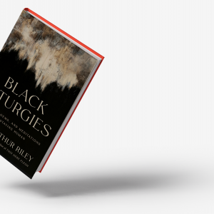The image shows the book "Black Liturgies" by Cole Arthur Riley