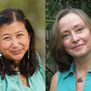 Headshots of authors Dorcas Cheng-Tozun and Trish O'Kane side-by-side.