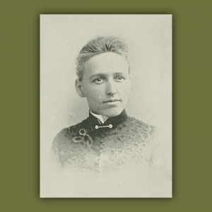 Portrait of Katharine Bushnell, an American bible translator.