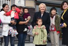 Melanne Verveer visits Shanghai Xintu Center for Community Health Promotion. ChinaFotoPress/Getty Images ChinaFotoPress/Getty Images
