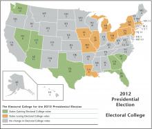 2012 Electoral College Map, Globe Turner, LLC / Getty Images 2012 Electoral College Map, Globe Turner, LLC / Getty Images