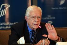 President Jimmy Carter in Egypt last month. Photo by MAHMUD HAMS/AFP/GettyImages Photo by MAHMUD HAMS/AFP/GettyImages