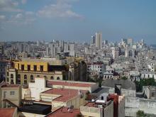 A view to the west over the ocean and the once-posh suburb of Vedado in Havana, Cuba. Photo viaTerry Straehley via Flickr / RNS Photo viaTerry Straehley via Flickr / RNS