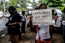 Demonstration demanding rescue of schoolgirls abducted by suspected Boko Haram. by Mohammed Elshamy/Anadolu Agency/Getty Images by Mohammed Elshamy/Anadolu Agency/Getty Images