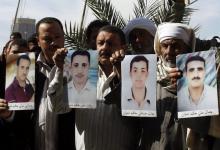 Families of the 27 Egyptian Coptic Christians workers kidnapped in Libya. Photo by REUTERS / Asmaa Waguih / RNS Photo by REUTERS / Asmaa Waguih / RNS