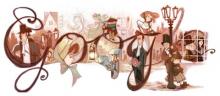 Google's Dickens doodle. Google's Dickens doodle.