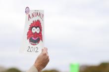 The Million Puppet March: A march to the Capitol building with puppets in hand. Brandon Hook / Sojourners Brandon Hook / Sojourners