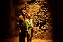 Jason Isaacs as Peter Connelly, and Alison Sudol as Emma Wilson in “Dig.” Photo by Ronen Akerman / USA Network / RNS Photo by Ronen Akerman / USA Network / RNS