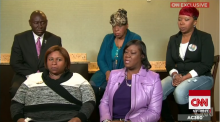 Mothers of Trayvon Martin, Michael Brown, Tamir Rice, and Eric Garner. Via CNN