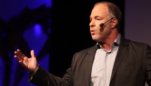 Jackson Katz speaks out on domestic violence at TEDx. Video still.