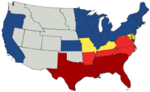 Civil War secession map, Photo: By Júlio Reis, via Wikimedia Commons Photo: By Júlio Reis, via Wikimedia Commons