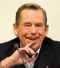 Václav Havel during his speech at the Freedom and its adversaries conference held in Prague 2009. Via http://bit.ly/tTEMqp Václav Havel Prague 2009. Via Via http://bit.ly/tTEMqp