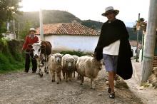 Campesinos in Monguí, Boyaca, Colombia. Image via Wylio. Campesinos in Monguí, Boyaca, Colombia. Image via Wylio.