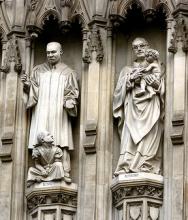 Statues of the Rev. Martin Luther King and Archbishop Oscar Romero at Westminster Abbey. Image via Wylio. Statues of the Rev. Martin Luther King and Archbishop Oscar Romero at Westminste
