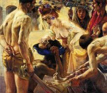 "Salome, Second Version" by the German painter Lovis Corinth (1858-1925) "Salome, Second Version" by the German painter Lovis Corinth (1858-1925)