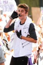 Justin Bieber performs on the Today Show at Rockefeller Plaza. Photo courtesy Debby Wong/shutterstock.com
