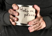 Man asking for help, Africa Studio / Shutterstock.com Man asking for help, Africa Studio / Shutterstock.com
