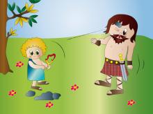 David and Goliath illustration, Milena Moiola / Shutterstock.com David and Goliath illustration, Milena Moiola / Shutterstock.com