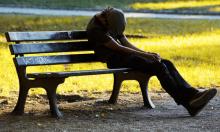 An impoverished young man man on a bench. Photo courtesy Dariush M/shutterstock.com An impoverished young man man on a bench. Photo courtesy Dariush M/shutterstock.