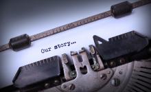 Vintage Inscription. Photo by MyImages - Micha / Shutterstock