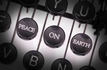 Peace on Earth type, MyImages - Micha / Shutterstock.com Peace on Earth type, MyImages - Micha / Shutterstock.com