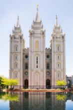 Mormon temple in Salt Lake City. Photo courtesy Trudy Simmons/shutterstock.com
