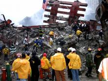 Ground Zero on Sept. 20, 2001. Ground Zero on Sept. 20, 2001.