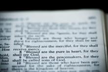 Bible opened to the sermon on the mount, Vibe Images/ Shutterstock.com Bible opened to the sermon on the mount, Vibe Images/ Shutterstock.com