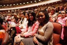 Uchtdorf referred twice to women as “daughters of heavenly parents." Photo via Church of Jesus Christ of Latter-Day Saints/RNS.