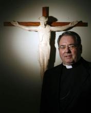 Newark Archbishop John J. Myers is facing fierce criticism for shielding a priest with abuse allegations. Photo courtesy RNS.