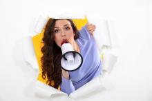 Some conference organizers embrace the voices of women. Auremar/Shutterstock Auremar/Shutterstock
