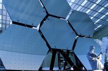 Mirrors on the James Webb Space Telescope / NASA/MSFC/David Higginbotham/Emmett Given