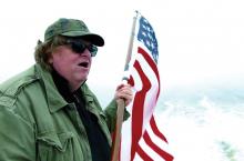 Director Michael Moore in Where to Invade Next