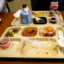 Cafeteria tray and food. Via http://www.wylio.com/credits/Flickr/2033876359 Cafeteria tray and food. Via http://www.wylio.com/credits/Flickr/2033876359