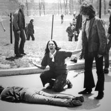 The 1971 Pulitzer Prize-winning photo by John Paul Filo of the Kent State Shootings. Via Wylio http://bit.ly/IJoqIS.